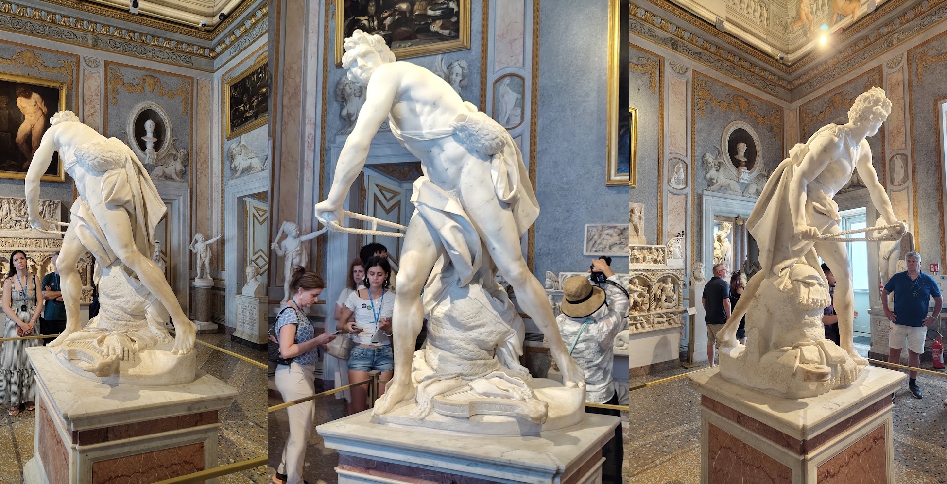 Bernini's David from various angles to get a better idea